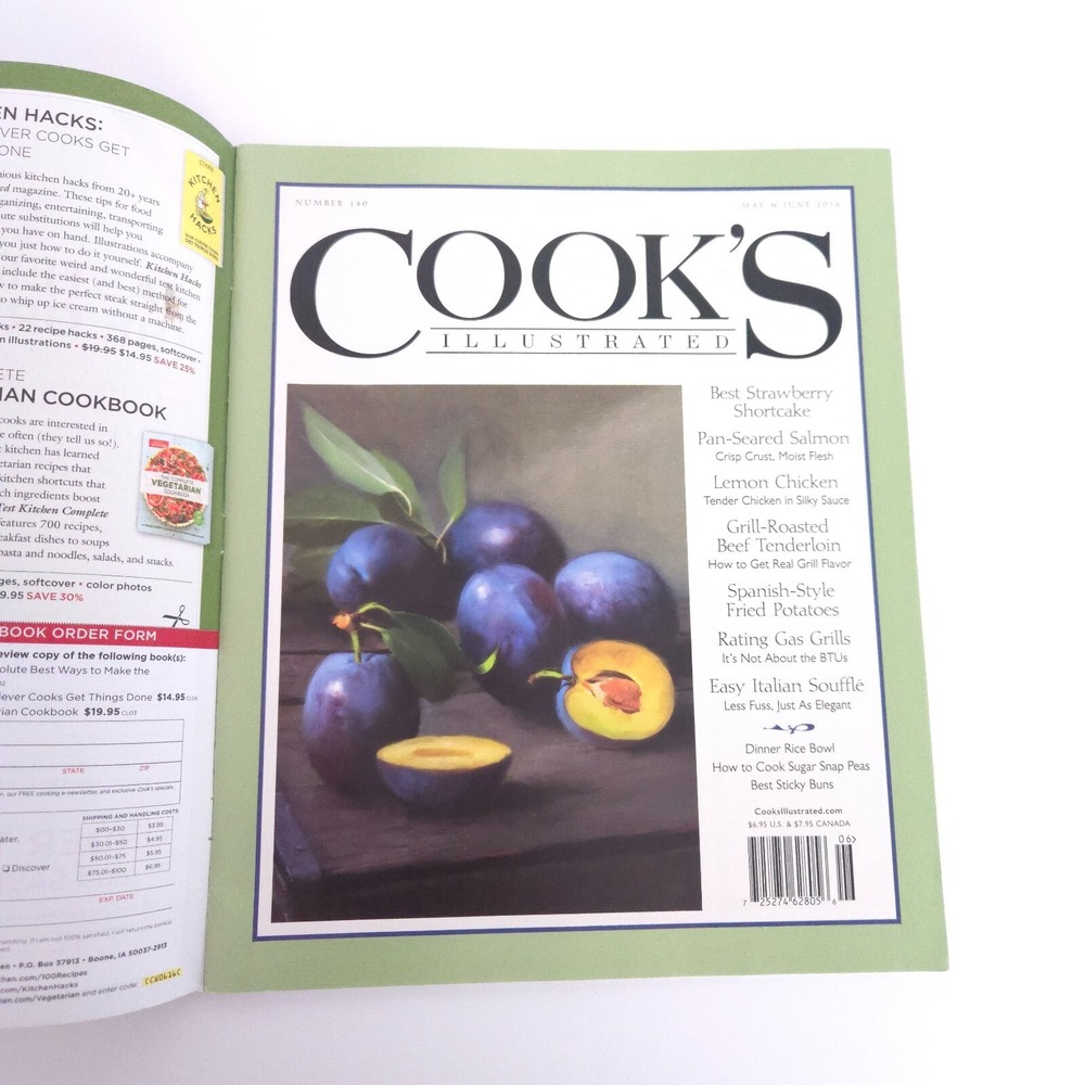 2016 Cook's Illustrated Cooking Magazine Back Issues Lot of 6 Complete Year - Picture 6 of 16